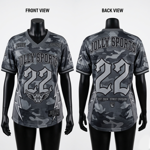 Women Football Jersey 150 GSM Polyester Breathable <b>Mesh</b> Grey Sublimation Print Custom Logo Panel Design Women Football Jersey - Product Image 1