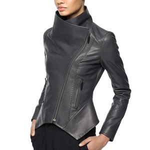 Chaqueta Bomber de Piel de Oveja Genuina para Hombre, Estilo Urbano, Cuello Camisero, Diseño Personalizado Duradero, Cremallera Larga, Lona, Invierno 2026 - Product Image 5