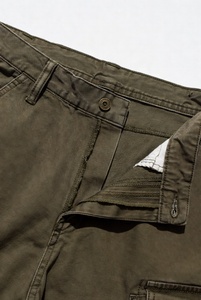 Pantalon cargo pour homme de qualité supérieure avec plusieurs poches, tissu en coton durable, coupe décontractée, pantalon d'aventure en plein air - Product Image 6