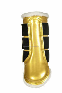 Botas ecuestres de alta calidad para montar a caballo, charol de protección para las piernas, acolchado, cómodo, precio al por mayor en la India - Product Image 5