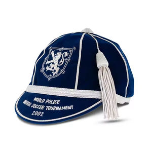 Gorro de Honor de Alta Calidad y Duradero, Azul y Blanco, Tejido con Trenza y Borla, Uniforme de Graduación para Adultos Escolares - Product Image 5