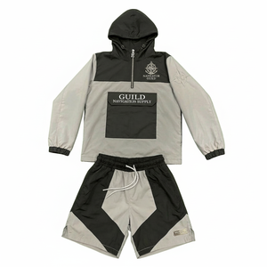 Conjuntos de Chaqueta y Pantalones Deportivos con Logotipo Personalizado, Conjuntos de Dos Piezas para Hombre, Traje Deportivo Cortavientos - Product Image 1