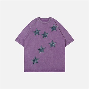 Camisetas de Alta Calidad para Hombre, Estilo Urbano, Corte Holgado, Algodón Grueso, Manga Corta, Tallas Grandes, Transpirables - Product Image 2