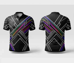 เสื้อโปโลแบบซับลิเมชั่นสั่งทำพิเศษ – รับทำโลโก้และดีไซน์ตามต้องการ สำหรับผู้ชาย ผู้หญิง และเยาวชน แห้งเร็ว ระบายอากาศได้ดี เหมาะสำหรับการเล่นกีฬา - Product Image 3