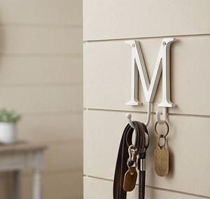 Premium Metal Letter M Wall <b>Hook</b> Minimalist Design Rust Resistant Single <b>Hook</b> For Clothing Storage Elegant Home Decor - Product Image 4