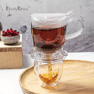 เครื่องชงชาแบบจุ่มแรงโน้มถ่วง HandyBrew ได้รับสิทธิบัตร ปลอดสาร BPA สำหรับชาใบไม้  รับทำโลโก้ตามสั่ง OEM ODM ขายส่ง ผลิตในไต้หวัน - Product Image 5