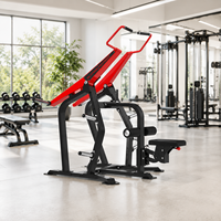 Máquina de Polea para Ejercicios de Dorsal con Carga de Discos QL Fitness, Equipo de Gimnasio Comercial Ajustable, Construcción de Acero, Peso Máximo 240 kg
