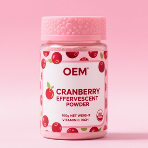 OEM kızılcık efervesan tozu organik kızılcık tozu özel etiket için özelleştirilmiş - Product Image 1