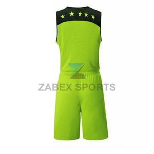 Conjunto de Uniforme de Baloncesto Listo para Juego, Personalizable en Color, para Clubes Amateur - Product Image 3