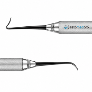 เครื่องมือขูดขอบฟันและขึ้นรูปขอบฟัน Zetomed Pro G Marginal Ridge and Embrasure แบบสองด้าน ทำจากสแตนเลสสตีล สำหรับงานบูรณะฟัน - Product Image 1