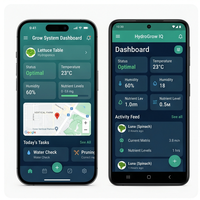 RC INTERNATIONAL Hydroponics Smart Growing Indoor Farming Hybrid Mobile App Enterprise Version Linux Weather Alerts Stock