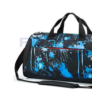 กระเป๋าเดินทางกีฬาแบบซับลิเมชั่น ดีไซน์ใหม่ล่าสุด ลดราคาพิเศษ  โลโก้สั่งทำได้  ทันสมัย จุของได้เยอะ ผลิตจากไนลอนรักษ์โลก - Product Image 2
