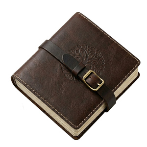 Custom Logo Genuine Leather Journal <b>Notebook</b> Vintage Handmade <b>Diary</b> Refillable Travel Writing Journal Bulk Wholesale - Product Image 1