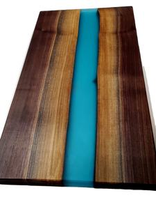 Planche à découper moderne en bois et résine de cuisine hautement polie Matériau écologique Planche à fromage multifonctionnelle de dernière Offre Spéciale - Product Image 2