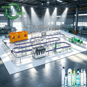 Linea di Produzione Acqua in Bottiglia CGF24-24-8 0-2L PET OPP Etichettatura a Caldo Alta Efficienza Certificata CE Preferita - Product Image 1