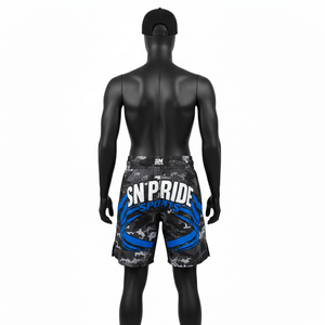 Shorts MMA/Karaté personnalisés les plus vendus, mélange polyester/spandex, unisexe adulte, imprimé par transfert thermique, OEM, prix bas, séchage rapide - Product Image 2