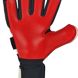 Gants de gardien de but de football tendance, nouveaux, en cuir, antidérapants, respirants, fermeture auto-agrippante, unisexe, rouge, blanc, noir - Product Image 6