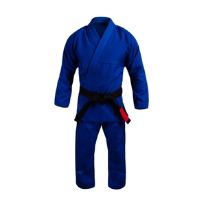 Kimono de BJJ bleu marine haute performance, tissu en coton durable, uniforme d'entraînement pour arts martiaux - Product Image 1