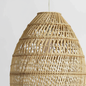 Abat-jour en rotin artisanal, abat-jour traditionnel tissé à la main pour la décoration d'éclairage à la maison, à l'hôtel, au restaurant - Product Image 5
