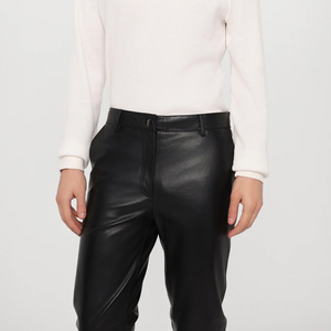 Pantalones de cuero para hombre más vendidos para uso casual, de primera calidad, con logotipo y diseño personalizados. - Product Image 4