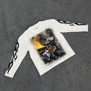 T-shirt unisexe sans manches en coton surdimensionné, imprimé en sérigraphie sur le devant avec logo personnalisé, streetwear, écologique, séchage rapide, respirant - Product Image 3