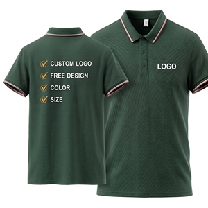 เสื้อโปโลพร้อมตัวเลือกการปรับแต่งแบบเต็มรูปแบบ ผ้าเจอร์ซีย์คอตตอน PK เหมาะสำหรับฤดูร้อน เสื้อโปโลผู้ชายเนื้อผ้าบางเบา ระบายอากาศได้ดี - Product Image 3