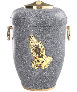 กล่องใส่เถ้ากระดูกโลหะหรูหราสำหรับงานศพแบบอเมริกันที่ฝังศพผู้จำหน่ายที่ไว้ใจได้ - Product Image 2