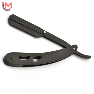 Navaja de Afeitar Clásica de Acero Inoxidable con Hoja Recta, Plegable, Profesional, de Grado Salón, para Hombre, OEM - Product Image 5