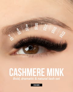 ขนตาปลอม Charmlash แบบเส้นต่อเส้น ขายส่ง ถาดขนตาแคชเมียร์มิงค์ ต่อขนตาแบบเส้นต่อเส้น งอนรูปตัว D ผลิตจาก PBT เยอรมัน หนาแน่นพิเศษ - Product Image 3