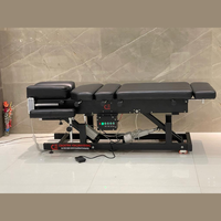 Table de physiothérapie et de chiropratique électrique haut de gamme, réglable en hauteur, avec fonction de flexion et de traction, et table à abaissement automatique