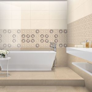 Azulejo Cerámico Blanco Brillante de 300x600mm, Estilo Minimalista, Ideal para Interiores de Oficinas Profesionales y Edificios Comerciales Modernos - Product Image 1