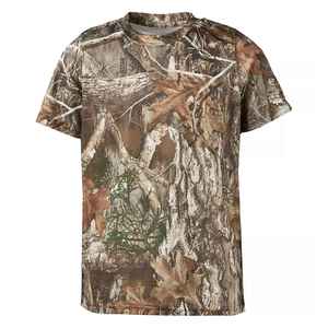 Chemise de chasse d'été Realtree Camo à imprimé animal, en toile, anti-UV, manches courtes pour homme, impression de logo personnalisée - Product Image 5