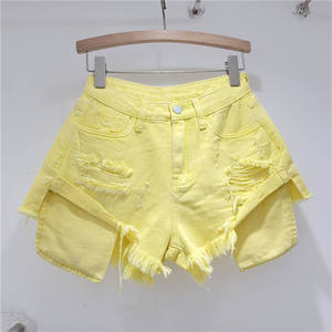 Shorts de Mezclilla de Verano para Mujer con Cierre de Cremallera y Bolsillos, Shorts Casuales de Mezclilla, Ropa Urbana Moderna para Chicas, Diseño OEM - Product Image 5