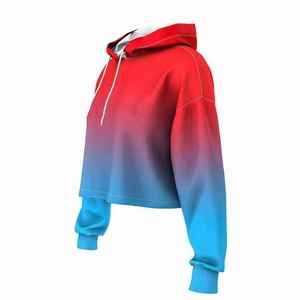 Sudadera con Capucha de Verano para Mujer, Diseño de Mariposa Sublimado, Estilo Casual, Holgado y Cómodo, a la Moda - Product Image 5