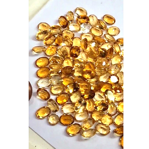 พลอยซิทรินธรรมชาติ 923 เม็ด ขนาด 4x3 5x3 6x4 7x5 8x6 มม. รูปไข่ 4-7 มม. ทรงกลมเหลี่ยมเพชรพลอย น้ำหนักรวม 550 กะรัต ขายส่งโดย Iroc Sales sunehla gemstones ราคา 275 ดอลลาร์สหรัฐ - Product Image 2