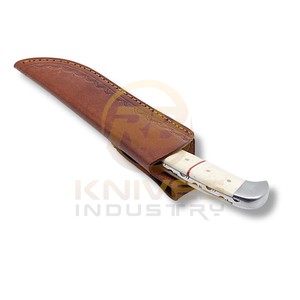 Custom Handmade Damascus Hunting <b>Knife</b> with <b>Bone</b> <b>Handle</b> Fixed Blade Skinning <b>Knife</b> Bushcraft Camping Survival Outdoor <b>Knife</b> - Product Image 6