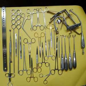 Ensemble de 27 instruments d'adénoïdectomie et de tonsillectomie réutilisables, manuels, en acier inoxydable allemand de qualité supérieure, Classe I, Tegra Surgical - Product Image 1