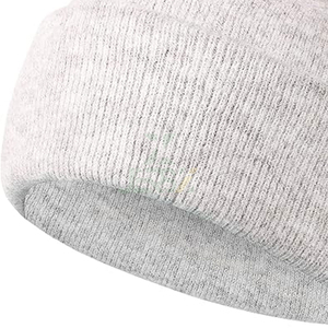 Gorro deportivo ligero personalizado, 100% lana merino, transpirable, superfino, para correr, gorro de lana gruesa a la moda. - Product Image 6