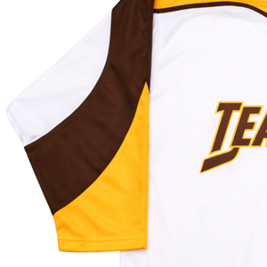 Jersey de Hockey sobre Hielo Premium |   Añade el Nombre de tu Equipo Personalizado - Tela Resistente para Ligas Profesionales - Uniforme de Equipo Estilo Vintage - Product Image 4