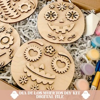 Kit de Bricolage Artisanat en Contreplaqué Thème Animaux Religieux pour Décoration Maison, Kit de Découpe Double Couche pour Enfants, Fabriqué au Vietnam