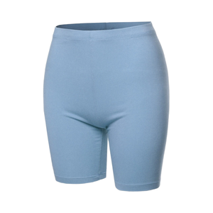 Women’s Custom High-Waisted Oxford Workout Shorts Quick Dry Breathable Activewear, Logo Print, Wholesale - Product Image 1