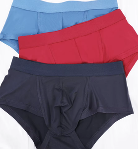 Nueva Ropa Interior de Algodón para Hombre, Corte Medio, Tejida, Ecológica, Cómoda, de Color Sólido, Transpirable y Holgada - Product Image 2