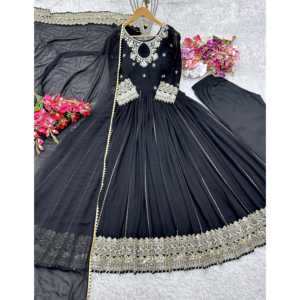 Belle robe élégante pour femmes avec Dupatta pour les fêtes - Product Image 1