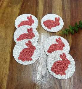 Luxury Handmade <b>Beaded</b> Drink <b>Coaster</b> Set for Coffee Tea Cups and Table Protection At Best Price - Product Image 6