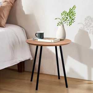 Mesa de Centro Industrial de 2 Niveles con Superficie Rectangular de Madera, Estante de Almacenamiento de Malla y Estructura de Metal Negro para Sala de Estar - Product Image 5