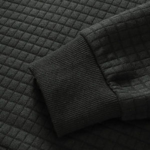 Sweat à capuche épais 100 % coton molletonné personnalisé pour homme, coupe oversize, streetwear d'hiver, qualité supérieure - Product Image 3