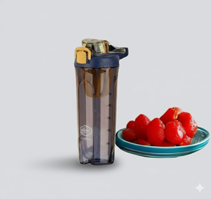 FIT FIRST <b>Shaker</b> <b>Bottle</b> 700ml Plastic Push Button Lid Bpa Free For Gym Adults Sports Use - Product Image 5