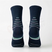 Chaussettes ras du cou pour hommes, couleur unie, tricotées, respirantes, en coton, polyester et élasthanne, pour usage quotidien en automne, style classique
