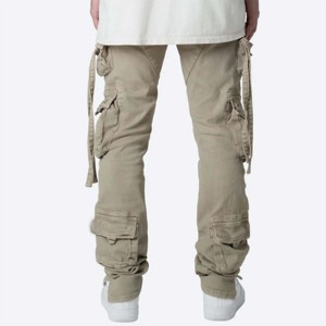Pantalon Cargo en Toile pour Homme de Haute Qualité – Confortable, Décontracté, Multi-Poches, Anti-Boulochage, Couleurs Personnalisables – Vente en Gros - Product Image 5
