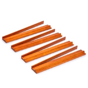 Bastidores de Mahjong Bastidores de juego de Mahjong de madera de pino con empujadores incorporados - Product Image 4